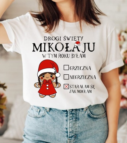 ŚMIESZNA KOSZULKA NA MIKOŁAJKI DLA BRUNETKI B.jpg