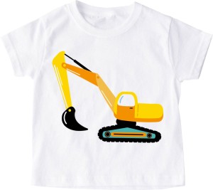 Koszulka z koparką dla chłopczyka 