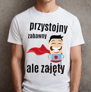 FAJNA MĘSKA KOSZULKA NA PREZENT