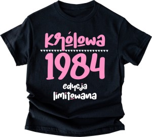 koszulka na 40 uordziny damska królowa 1984 - 2.jpg