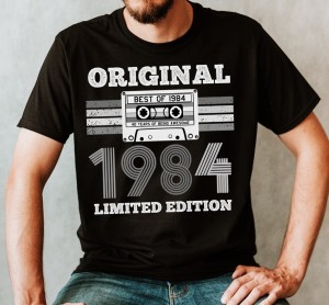 męska koszulka na 40 urodziny original 1984 b.jpg