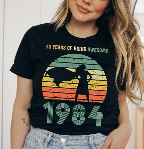 koszulka 40 lat bycia niesamowitą damska koszulka na 40.jpg