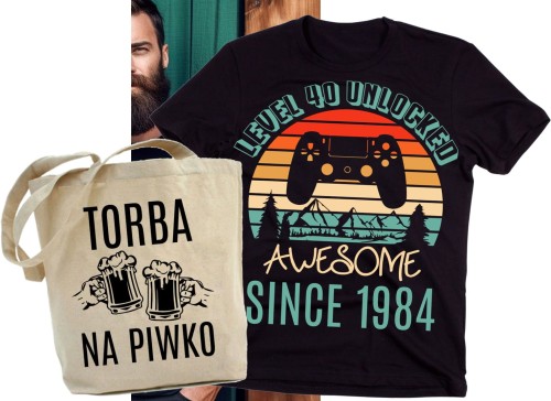 PREZENT NA 40 URODZINY ZESTAW KOSZULKA PLUS TORBA.jpg