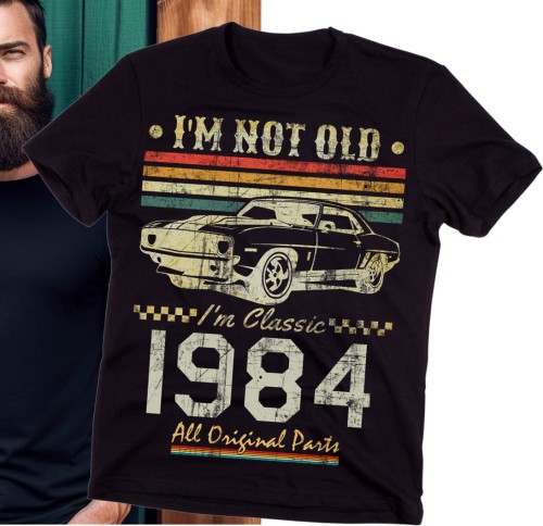 męska koszulka na 40 urodziny i'm not old 1984 b.jpg