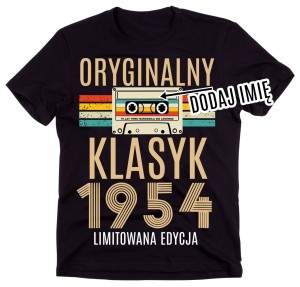 KOSZULKA Z IMIENIEM NA SIEDEMDZIESIĄTKĘ 70 URODZINY 