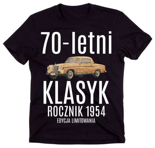 KOSZULKA NA 70 URODZINY 70 LETNI KLASYK 1954.jpg