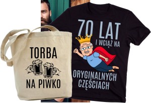 ZESTAW NA PREZENT 70 URODZINY 70 LAT I WCIĄŻ NA ORYGINALNYCH CZĘŚCIACH 