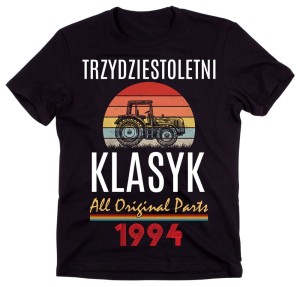 męska koszulka z nadrukiem na 30 urodizny dla rolnika.jpg