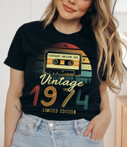 koszulka damska czarna vinatge 1974.jpg