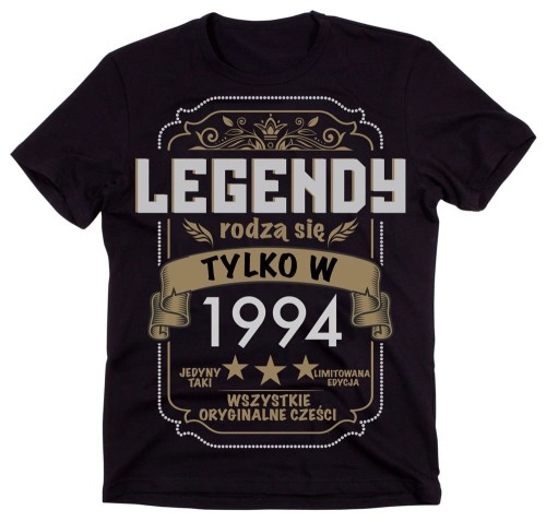 koszulka męska na 30 urodziny legendy rodzą się 1994.jpg