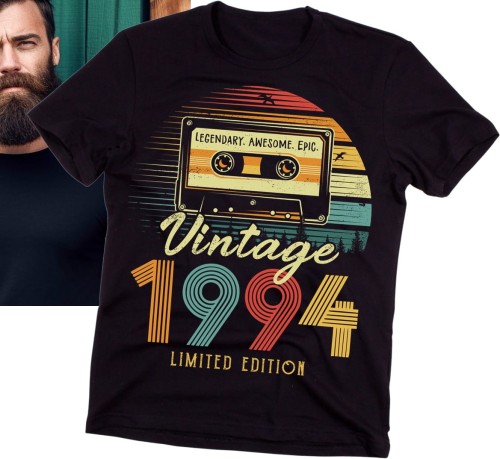 męska koszulka vintage 1994 prezent na trdzydziestkę.jpg