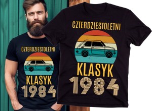 męska koszulka na 40 urodziny czterdziestoletni klasyk b.jpg