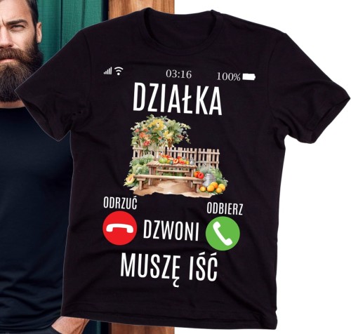 koszulka DLA DZIADKA DZIAŁKOWCA DZIAŁA DZWONI B.jpg