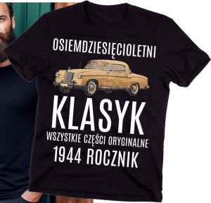 męska koszulka na 80 urodziny prezent męska V.jpg