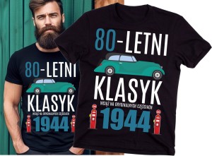 męska koszulka na 80 urodziny prezent męska V.jpg