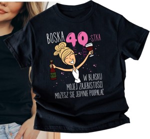 DAMSKA KOSZULKA NA 40 URODZINY BOSKA 40 BLONDYNKA V.jpg