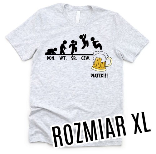 Koszulka męska dla piwosza ROZMIAR XL