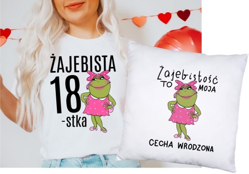 prezent na 18 urodzIny koszulka plus poduszka.JPG