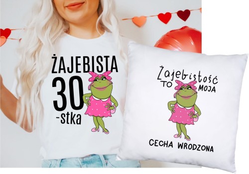 prezent na 30 urodziny koszulka plus poduszka.JPG