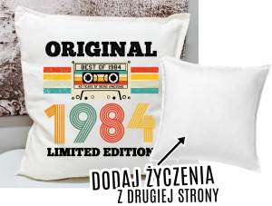 PODUSZKA Z ŻYCZENIAMI NA 40 URODZINY
