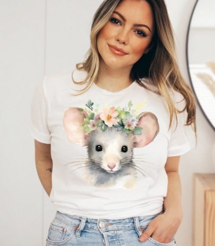 Koszulka damska z myszą mouse