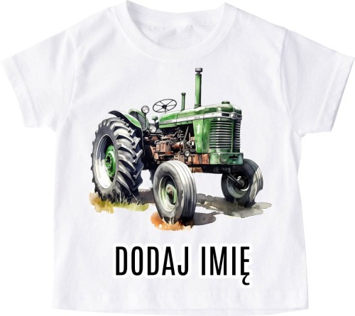 KOSZULKA Z TRAKTOREM DLA  DZIECKA Z IMIENIEM N.jpg