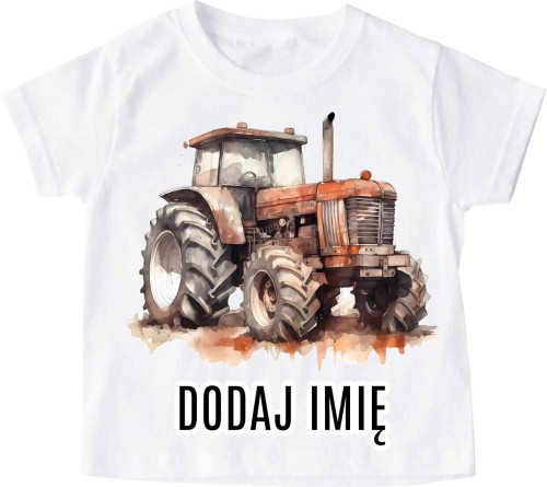 KOSZULKA Z TRAKTOREM DLA  DZIECKA Z IMIENIEM.jpg