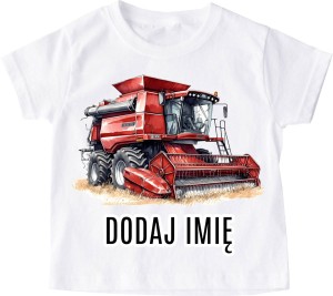 Koszulka z kombajnem dla dziecka