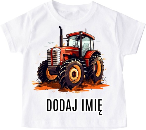 KOSZULKA Z TRAKTOREM DLA  DZIECKA Z IMIENIEM N MBn.jpg