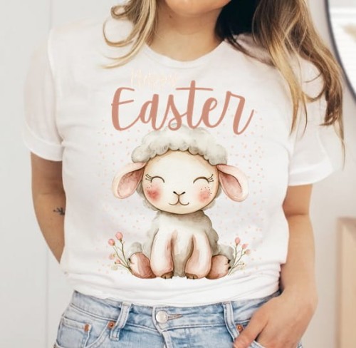 damska koszulka na wielkanoc happy easter.jpg