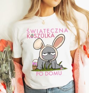 Koszulka świąteczna koszulka pod domu na Wielkanoc 