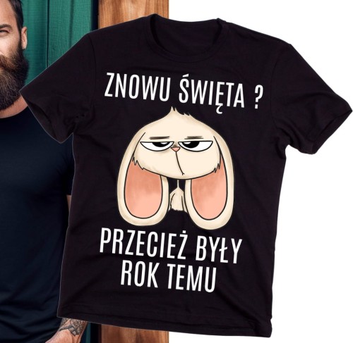 Śmieszna męska koszulka na Wielkanoc m.jpg