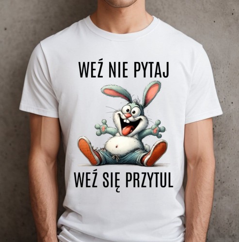 śmieszna męska koszulka na wielkanoc