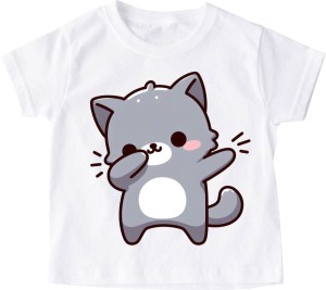 koszulka z kotem dla dziecka wzór kot30
