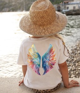 Koszulka dla dziecka ze skrzydłami skrzydła17