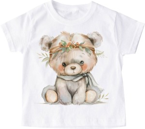 Koszulka DLA DZIECKA z misiem boho36