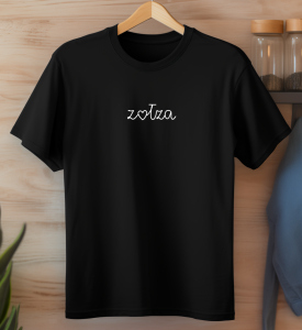 CZARNA KOSZULKA DAMSKA ZOŁZA D4