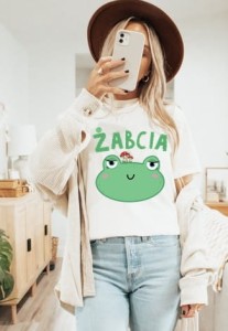 Koszulka damska z żabą.jpg