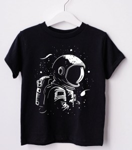 koszulka z astronautą dla chłopca