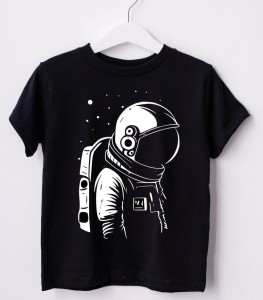 koszulka z astronautą dla chłopca