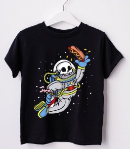 koszulka z astronautą dla chłopca