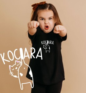 koszulka dla kociary dziecięca