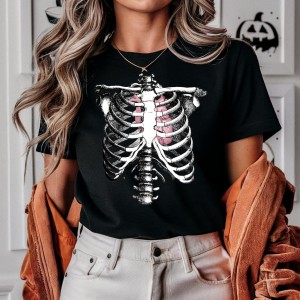 CZARNA koszulka na halloween