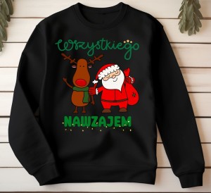 Śmieszne bluza świąteczna z nadrukiem.jpg