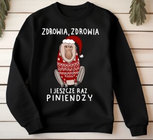 Śmieszne bluza świąteczna z nadrukiem.jpg