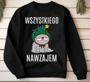 Śmieszne bluza świąteczna z nadrukiem.jpg