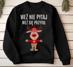 Śmieszne bluza świąteczna z nadrukiem.jpg