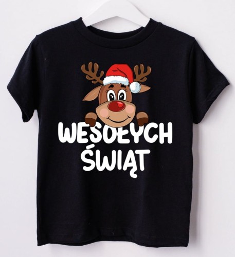 Koszulka dla dziecka na mikołajki i święta wesłycyh świąt