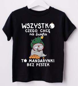 Koszulka dla dziecka na mikołajki i święta