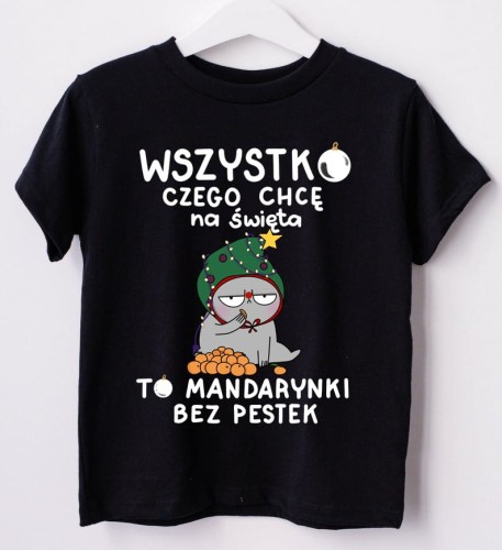 Koszulka dla dziecka na mikołajki i święta